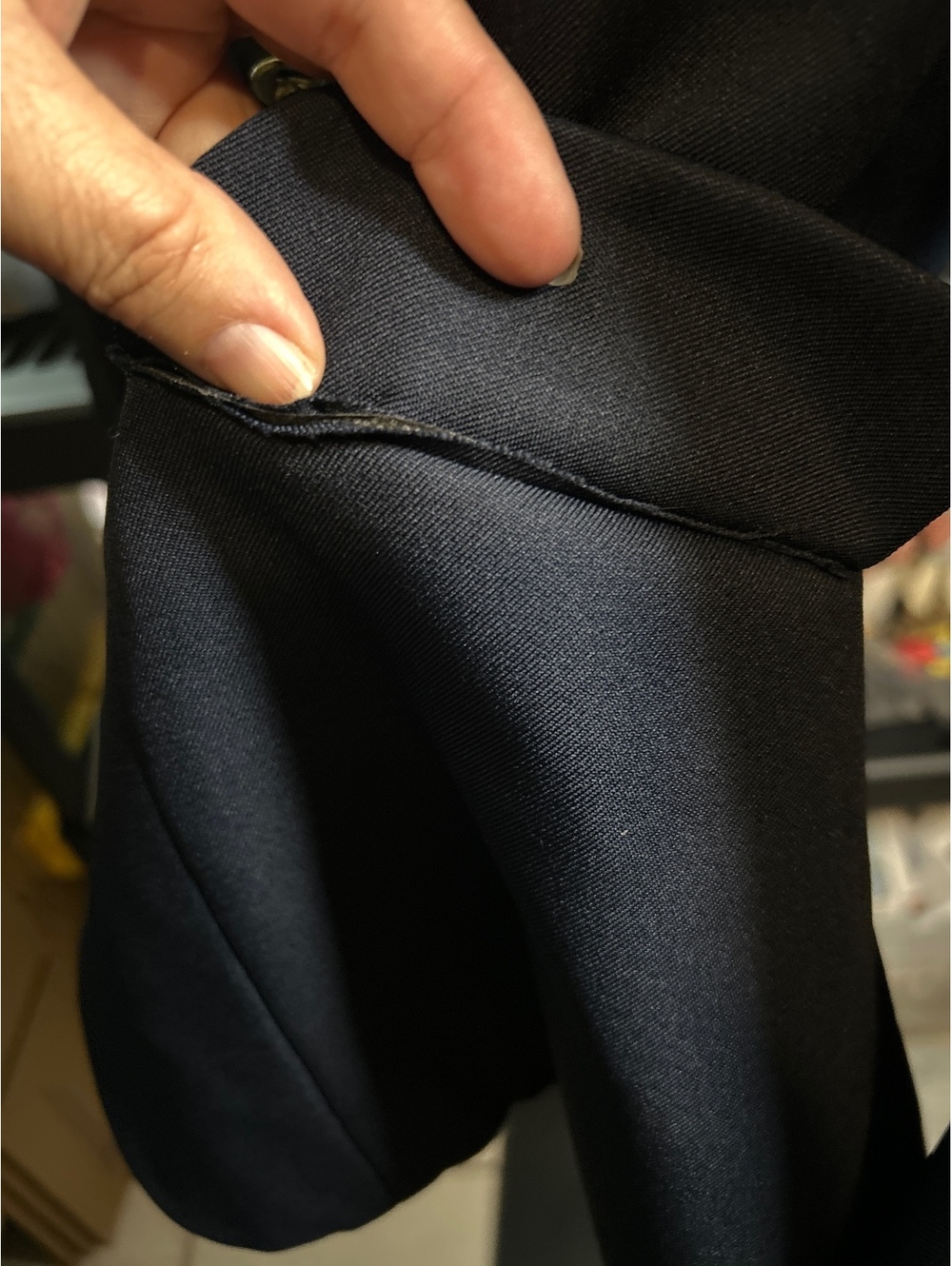 Livery Riding Apparel Navy Blue Riding Jacket Size 16 - Picture 8 of 12